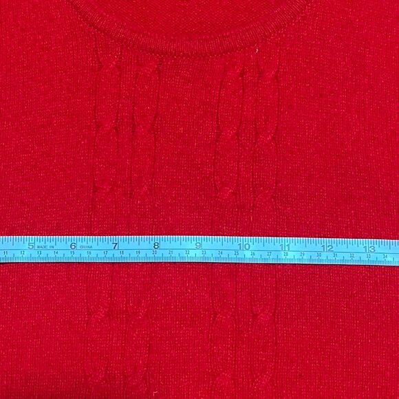 Red and Black Irish Wool Vest - Picture 6 of 6